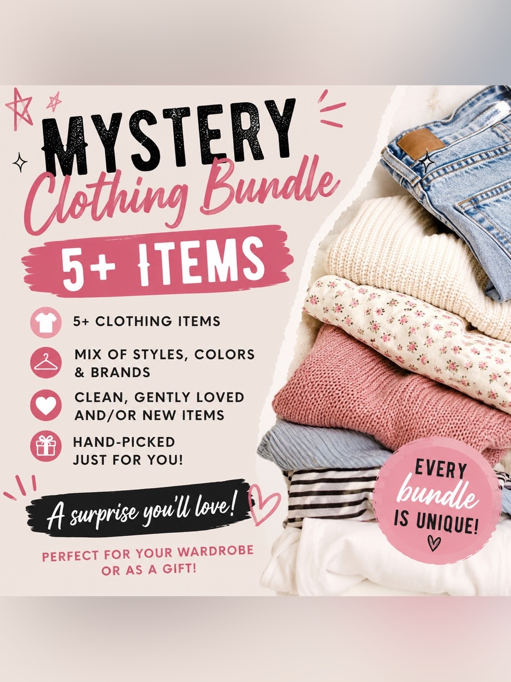 Mystery Clothing Bundle!